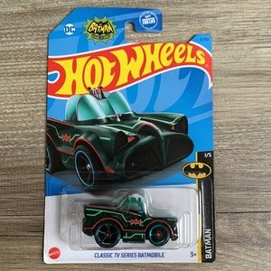 Hot Wheels Batman Classic TV Series Batmobile Green 2023 Bat Mobile Collectible